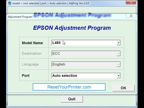 epson adjustment programme